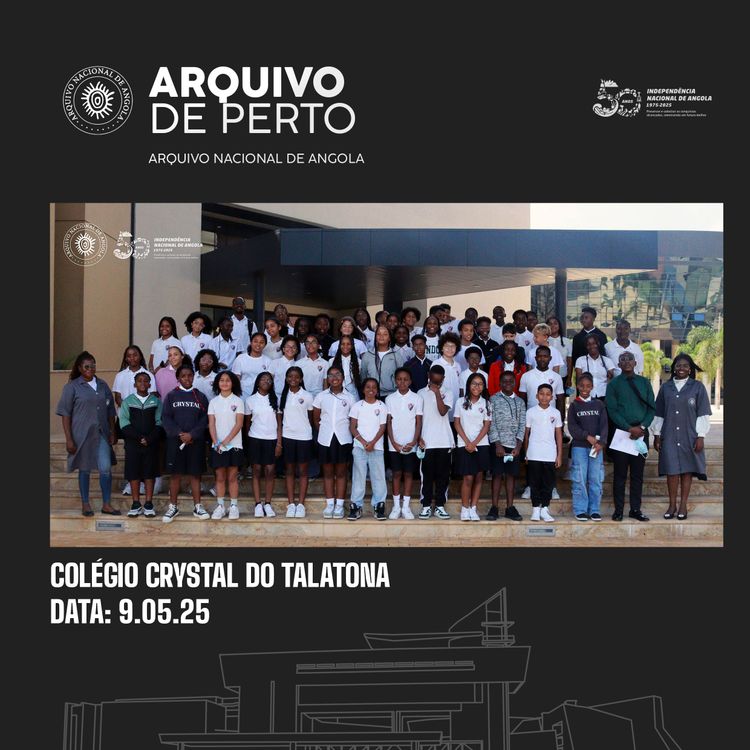Colégio Cristal de Talatona visita o Arquivo Nacional de Angola 